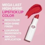 wet n wild Mega Last High-Shine Lip Color, Pinky Ring - Fast UK Delivery - Image 3
