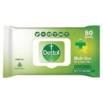 Dettol Disinfectant Skin & Surface Sanitizing Wipes, Original 80 Count| Safe on Skin| & Dettol Disinfectant Sanitizer Spray for Germ Protection - Fast UK Delivery - Image 3