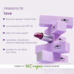 Plum Velvet Haze Matte Lipstick with SPF 30 | Powder Matte Finish | Highly Pigmented | With Ceramides | 04 Bold Brick - Fast UK Delivery - Image 4