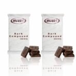 Konfiz Morde Dark Chocolate Compound Slab(Co-D15) Perfect For Baking, Cake Decorating, Topping, Molding & Dipping(Pack Of 2, 400 Gm) - Fast UK Delivery - Image 2