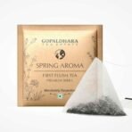 Gopaldhara Darjeeling First Flush Tea Bag | Fresh Spring Aroma & Flavour | Green Whole Leaves & Mellow Gold Liquor | 20 pcs Envelope Pyramid Tea Bags - Fast UK Delivery - Image 5