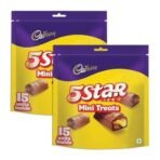 Cadbury 5 Star Home Treats Chocolate Bars, 151.5 G (Pack Of 2, 303 Gram) - Fast UK Delivery - Image 2
