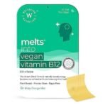 Wellbeing Nutrition Melts Vegan Vitamin B12 Supplements for men & women | Memory Booster and Brain, Heart & Nervous System Support with B12, Folate, Brahmi & CurcuWIN | 30 Oral Thin Strips - Image 2