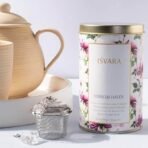 ISVARA Green Tea - Hibiscus Haven, Mix of Hibiscus, Darjeeling Green tea & Fennel, Natural Healthy Loose Leaves Green Tea, 50 gm - Fast UK Delivery - Image 6