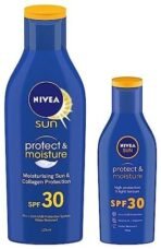 Nivea Sun Lotion For Oily Skin, Spf 30, With UVA & UVB Protection, 125 Ml & Sun Lotion For Oily Skin, Spf 30, With UVA & UVB Protection, 75 Ml, Pack Of 1 - Fast UK Delivery - Image 2