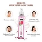 INDUS VALLEY Natural Rose Water/Skin Toner - Organic Gulab Jal- Chemical Free, Pack of 250 ml - Fast UK Delivery - Image 4