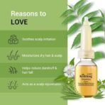 Kesh King Organics Organic Neem, Bhringraj & Tea Tree Booster Hair Oil Shots |Scalp Rejuvenator & Anti-Dandruff - 48ml - Fast UK Delivery - Image 4