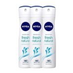 Nivea Female Fresh Natural Deodorant Spray , 150Ml (Pack Of 3) - Fast UK Delivery - Image 2