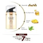 Olay Total Effects Anti Ageing Skin Cream (Moisturizer)| Fights 7 Signs of Ageing | With Niacinamide and Green Tea Extracts | Normal, Oily, Dry, Combination Skin | 50g (DAY/NORMAL (50 g)) - Fast UK Delivery - Image 6