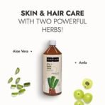 Kapiva Get Slim Juice | Healthy Weight Management Through 12 Ayurvedic Herbs(1L) & Aloe Vera + Amla Juice | Cold-pressed Juice For Glowing Skin | Helps With Acne And Metabolism (1L) Combo - Fast UK Delivery - Image 6