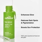 mCaffeine Green Tea & Vitamin C Daily Face Glow Duo with Face Wash and Face Serum | Cleanses, Reduces Dark spots & Pigmentation | 2 Step Daily Routine for Women & Men | 130ml - Fast UK Delivery - Image 4