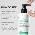 mCaffeine Advanced Hair Fall Control Caffexil Shampoo with Keratin, Biotin & Rosemary | 80% Hair Fall Control | Reduces Breakage & Thinning | Shampoo for Men & Women | Sulphate Free - 250 ML - Fast UK Delivery - Image 7