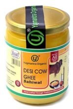 Yugmantra Organic Foods 100% Pure Natural A2 Sahiwal Cow Milk Handmade Desi Ghee -500 Ml + Raw Honey 350 Gms Combo set - Fast UK Delivery - Image 4