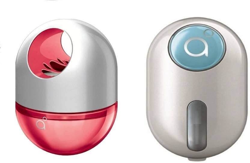 uk41f2toHoNQL-1-1.jpg Godrej Aer Twist Petal Crush Pink & Click Cool Surf Blue Car Freshener (2 x 27.5 g) - Fast UK Delivery - Image 1
