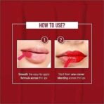Colorbar Cosmetics Sexy Kiss Proof Glossy Finish Gel Lipcolor (Wine, 3.5 ml) | Non-transfer glossy lip color | Long lasting up to 8 hours | Lightweight, non sticky - Fast UK Delivery - Image 6