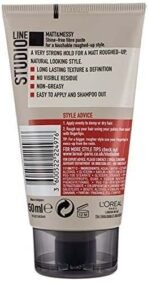 L'Oreal Paris Studio Line Natural Clear Gel Normal Strength 150ml (Matt & Messy No. 8) - Fast UK Delivery - Image 3