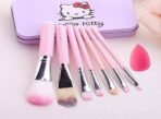 Hilary Rhoda Miss & Mam synthetic Makeup Brush with Storage Box with Sponge Puff (Colour May Vary) - Set of 7 - Fast UK Delivery - Image 3