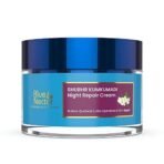 Blue Nectar Kumkumadi Night Cream for Women for Glowing Skin Plant Based Brightening Night Cream for Oily Dry Combination Skin (16 Herbs, 50g) - Fast UK Delivery - Image 2