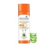Biotique Sun Shield Aloe vera 30+ SPF UVB Sunscreen Ultra Protectective Lotion For Normal to Oily Sk - Fast UK Delivery - Image 2