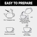 Golden Tips Earl Grey Loose Leaf Black Tea Blended With Pure Oil Of Bergamot, Brew Hot/Iced Tea, (100 Gram, 50 cups) - Fast UK Delivery - Image 5