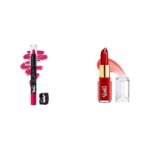Glam 21 Lip Seduction Non- Transfer Crayon Lipstick|Sherbet Pink|07 Jelly Pop fruity gel lipstick| Moisturising Glossy Finish Gives a Natural Colour Lightweight 02- Strawberry Red, 3.5gm - Fast UK Delivery