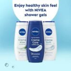 NIVEA Creme Care 250ml Body Wash| Shower Gel For Soft Skin| Elements and unique scent of Nivea Creme|Clean, Healthy & Moisturized Skin - Fast UK Delivery - Image 7