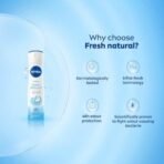 NIVEA Women Fresh Natural Deodorant Spray, 150Ml (Pack of 3) - Fast UK Delivery - Image 3