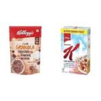 Kellogg's Crunchy Granola Chocolate &Almonds, Multigrain Flakes,450g + Original Special K, Low Fat, High in BGroup Vitamins, Source of Protein &Fibre, Naturally Cholesterol Free,900g Breakfast Cereals - Fast UK Delivery - Image 2