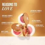 MyGlamm Treasure IT Powder Matte Blush - Passion (Peach Shade) | Long Lasting, Matte Finish Powder Blush with Vitamin E (4g) - Fast UK Delivery - Image 7