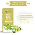 Nutriorg Nutri Fit Juice 500ml,Herbal Juice with Green Tea, Amla, Aloe Vera, Gurmar & Guggul, Supports Weight Loss, Fat Burning & Metabolism,100% Pure & Natural Detox & Appetite Control - Fast UK Delivery - Image 4