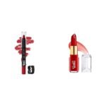 Glam 21 Lip Seduction Non- Transfer Crayon Lipstick||Red Obsession|02 Jelly Pop fruity gel lipstick| Moisturising Glossy Finish Gives a Natural Colour Lightweight 02- Strawberry Red, 3.5gm - Fast UK Delivery