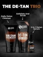 BEARDO DeTan Face Wash for Men, 200ml | Coffee Facewash, Aloe Vera, Vitamin E | Helps to Reduce Tan | Exfoliates & Hydrates for Smooth & Oil Free Skin (Pack of 3) - Fast UK Delivery - Image 7