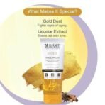 DR.RASHEL Gold Face Wash Lighten the Complexion with Licorice Extract with No Parabens, SLS, Silicones & Colour (100 ml) - Fast UK Delivery - Image 5