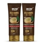 WOW Skin Science Neem Face Wash | Purifies Skin | Unclogs Pores | Fights Acne | Calms Skin | 100ml | Pack of 2 - Fast UK Delivery - Image 2