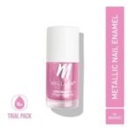 MyGlamm Chromantic Metallic Nail Enamel - Hi Barbie! (Light Pink Shade) | Chemical Free, Liquid, Chrome, & Long Lasting Nail Polish (10ml) - Fast UK Delivery - Image 3