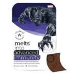 Wellbeing Nutrition Marvel Black Panther Melts | Advanced Immunity Booster for Kids (6+) with Vitamin C, Zinc & Wellmune | Health Supplements for Kids | Valencia Orange Flavor (30 Oral Strips) - Fast UK Delivery - Image 2