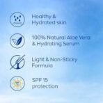 NIVEA Aloe Protection Body Lotion 400 ml | SPF 15 | Aloe Vera Extracts | Dep Moisture Serum | Men and Women | All Skin Type - Fast UK Delivery - Image 4