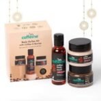 mCaffeine Body Care Gift Set with Berries Body Wash, Body Scrub & Body Butter | Gift Set for Mother and Wife | Women's day Gift Box with 3 Travel Sized Premium Caffeine Rich products | Perfect Hamper for Her - Fast UK Delivery - Image 2