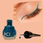 KINDED Eye Liner Liquid Waterproof Smudgeproof Longlasting Insta Bold Look Intense Colour Pigments Quick Drying Eyeliner Combo (5 ml each, Matte Finish, Midnight Black, Teal Green & Royal Blue) - Fast UK Delivery - Image 7