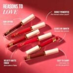 MyGlamm LIT Velvet Matte Liquid Lipstick - My Oh My (Wine Shade) | Hydrating, Mousse Texture, Vegan Lipstick With Vitamin E (1.6ml) - Fast UK Delivery - Image 5