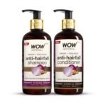 Wow Skin Science Onion Oil Shampoo & Conditioner Kit With Red Onion Seed Oil Extract, Black Seed Oil & Pro-Vitamin B5 (Shampoo + Conditioner), 600 Ml (Pack of 2) - Fast UK Delivery - Image 3