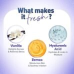 Aqualogica Refresh+ Sun Kissed Vanilla Perfume Body Mist | Warm Vanilla Fragrance | Long- Lasting Fragrance | Double Duty Mist for Hair & Body | Non-Irritating & Hydrating | Skin Friendly | 150 ml - Fast UK Delivery - Image 6