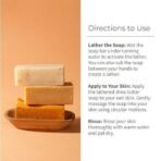 Ecotyl Shea Butter Soaps - Ubtan, Rose & Coffee | 100% Natural | Gentle Cleanser | Set of 3 - Fast UK Delivery - Image 6