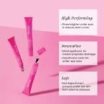Foxtale Firming Eye Gel to Reduce Dark Circles, Puffy Eyes, Fine Lines and Inflammation | Cooling and Hydrating for Under-Eyes with Peptides, Algae, Provitamin B5| All Skin Types| Men & Women - 20ml - Fast UK Delivery - Image 3