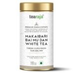 Makaibari Bai Mu Dan White Tea ( Pai Mu Tan or White Peony ) 100 Gms | 100 % Pure Single Estate | Makaibari | White Tea | Rich In Antioxidant | Leads to Healthy Lifestyle | - Fast UK Delivery - Image 2