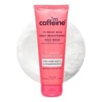 mCaffeine CLEAR GLOW 1% Kojic Acid Daily Brightening Face Wash with Glutathione For Dark Spots & Pigmentation |Brightens Skin |Face Wash For Men & Women | Non-Drying, Fragrance Free - 100ml - Fast UK Delivery - Image 2