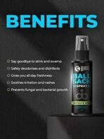 Beardo Ball Sack Spray For Men, 50ml | Intimate Care Spray for Fresh, Clean and Dry Balls | Intimate Hygiene Body Spray for Men; Prevents Odor, itch | Strictly for men Gift for men - Fast UK Delivery - Image 4