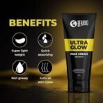 Beardo Activated Charcoal Face Wash, 100ml and BEARDO Ultraglow Face Cream SPF 30 for Men, 60g Combo - Fast UK Delivery - Image 6