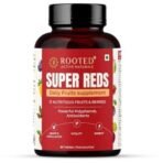 Rooted Actives Super Reds Fruits supplement, 21 nutritious fruits, berries (60 Tablets) | Rich in antioxidants, flavonoids & polyphenols | Heart, Circulation health, Energy & Vitality - Fast UK Delivery - Image 2