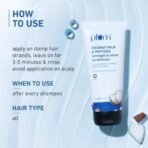 Plum Coconut Milk & Peptides Conditioner for Dull & Rough Hair I Provides Soft, Smooth & Silky Hair I Strengthen & Hydrate Strand | Hair Conditioner for Women & Men I 175g - Fast UK Delivery - Image 4